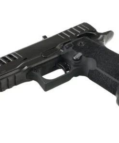 Staccato HD P4 compact 9mm pistol with tactical design, duty-ready handgun featuring optic-ready slide and ergonomic grip for professional and defensive use